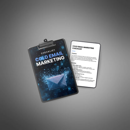 Cold Email Marketing - Checklist